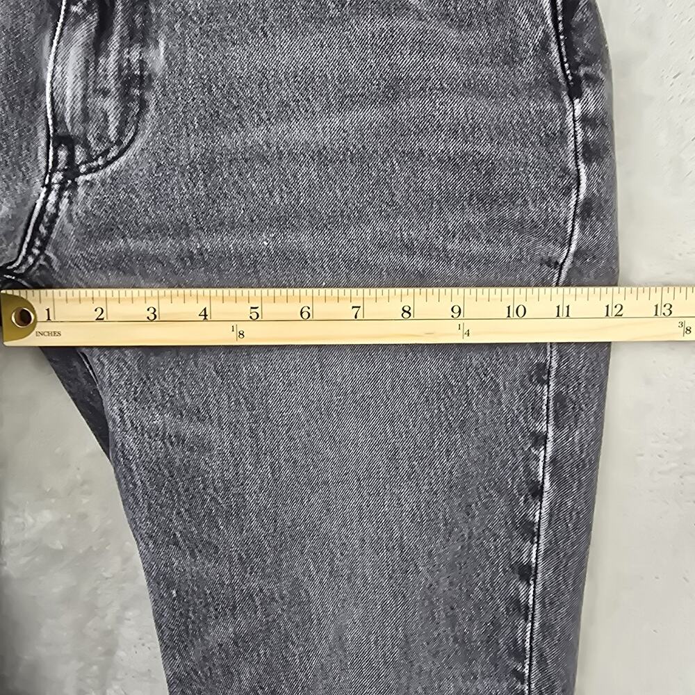 Levi's 541 Black Jeans Men's 33x29 Athletic Taper Fit Stretch Whiskers Grunge - Picture 13 of 13